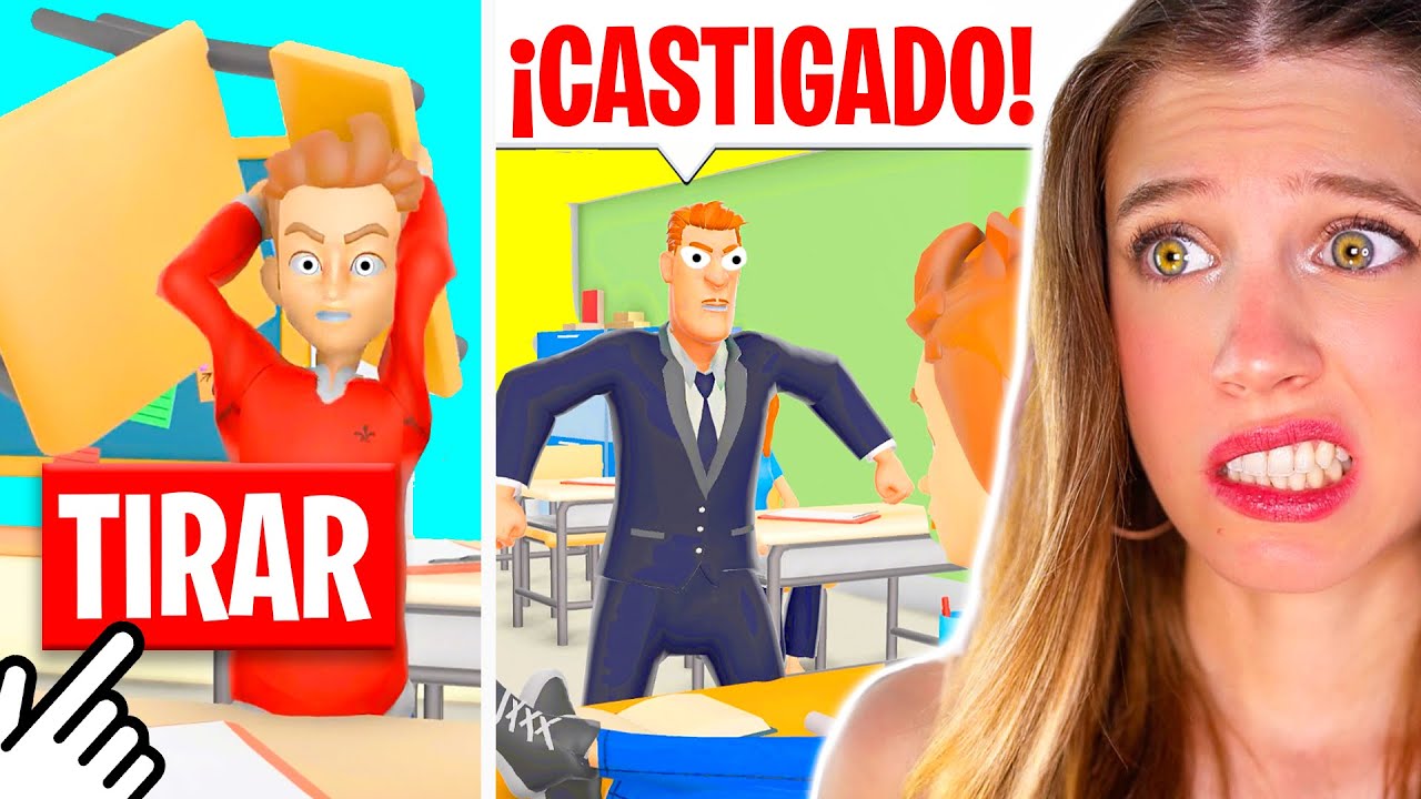*ME ODIAN* EN EL COLEGIO y ME CASTIGAN en SIMULADOR DE VIDA REAL!! 😱 | Laia Oli Juegos