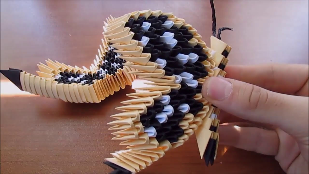 How to make a 3D origami Butterfly