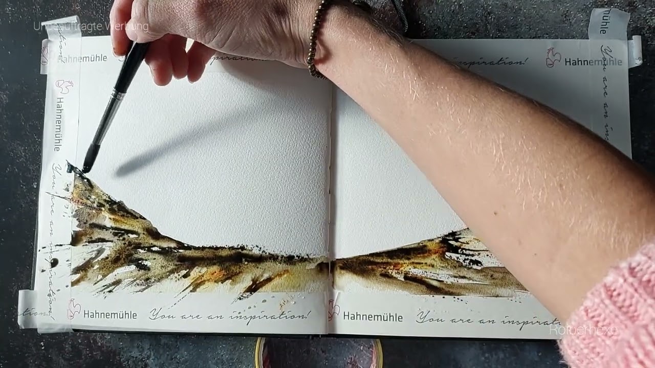 Aquarellmalerei, Intuitives Malen um in den Flow zu kommen