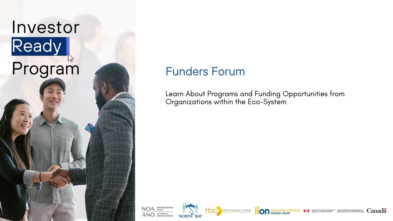 Investor Ready Program -  Funders Forum