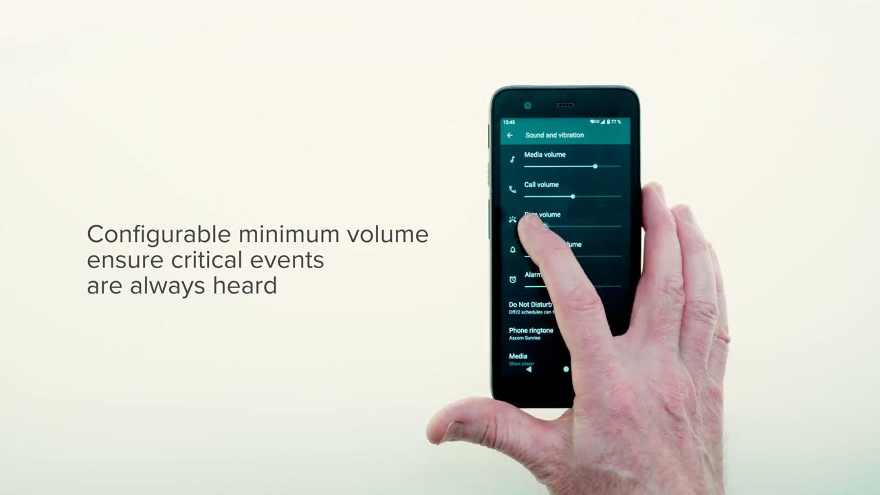 Ascom Myco 4: User Restricted Mode