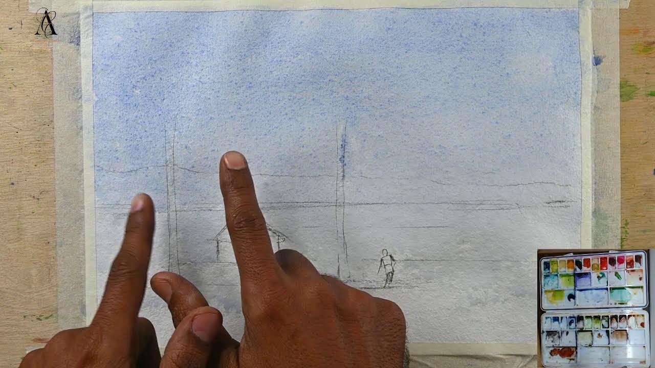 Watercolor Landscape : Creative Artvilla