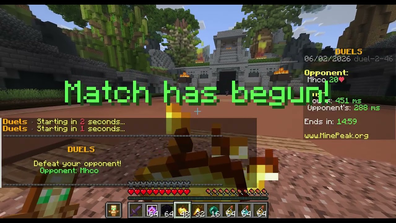 minepeak duel ısınma