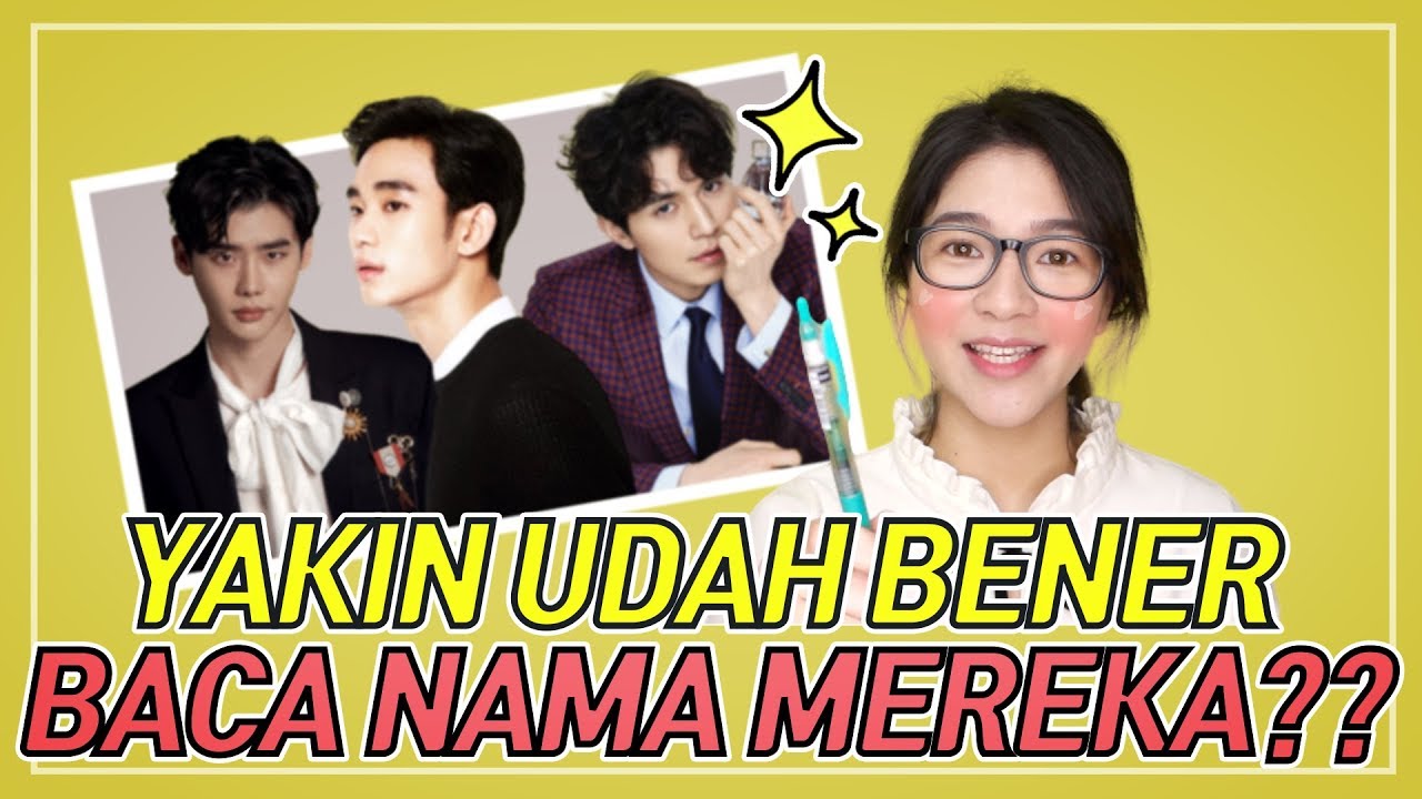 CARA BACA NAMA ARTIS KOREA YANG BENAR! | AMELICANO