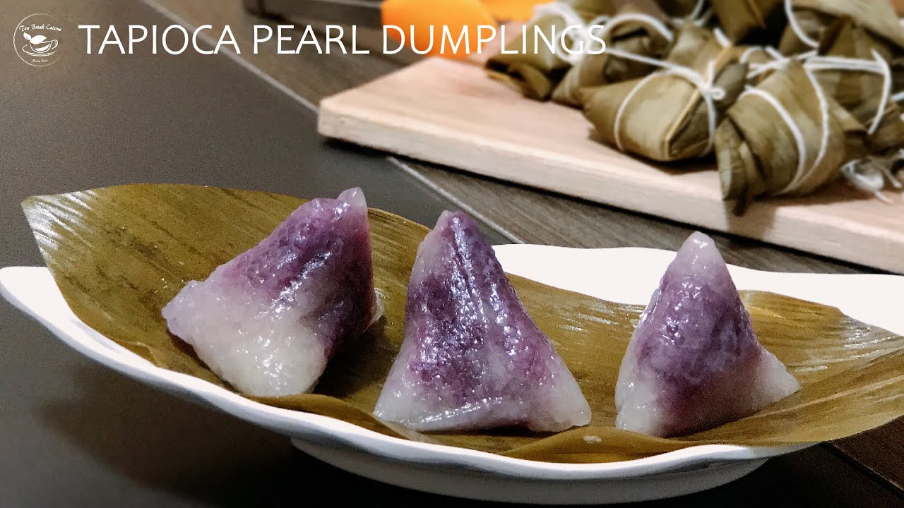 【應節食譜】西米水晶粽～ 夏日冰涼低脂| ASMR (Tapioca Pearl Dumplings/ Sago Dumplings recipe) [Eng Sub]