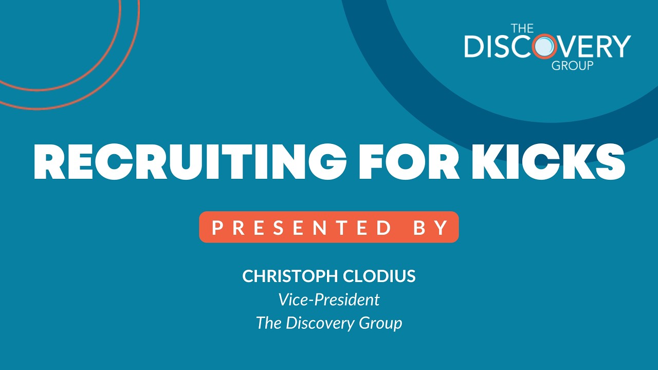 Webinar: Recruiting for Kicks with Christoph Clodius