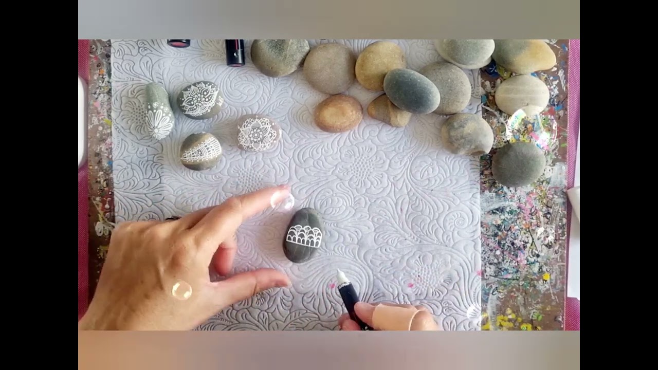 video galets mandalas zen de virginiewonder 🍃🍀🌿💚