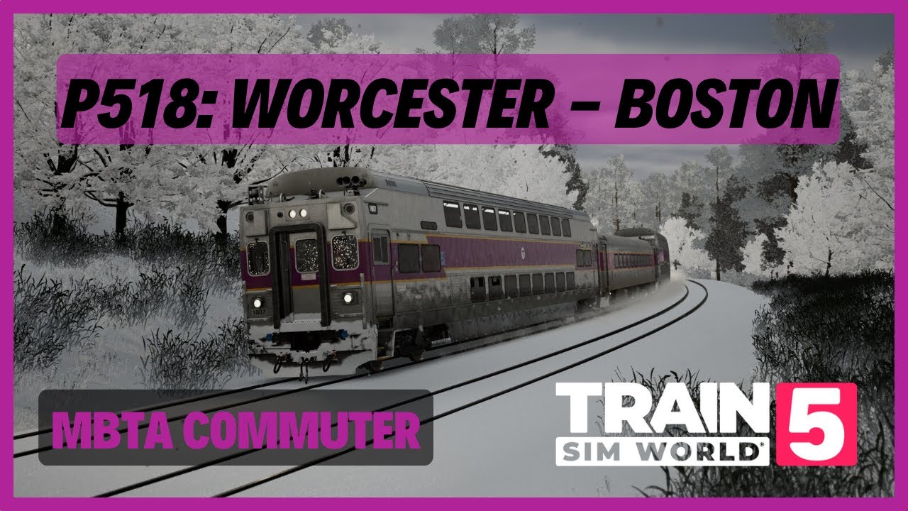 TSW5 | P518: Worcester - Boston | Rotem CTC-5 | MBTA Commuter: Boston - Worcester | ACSES ATC