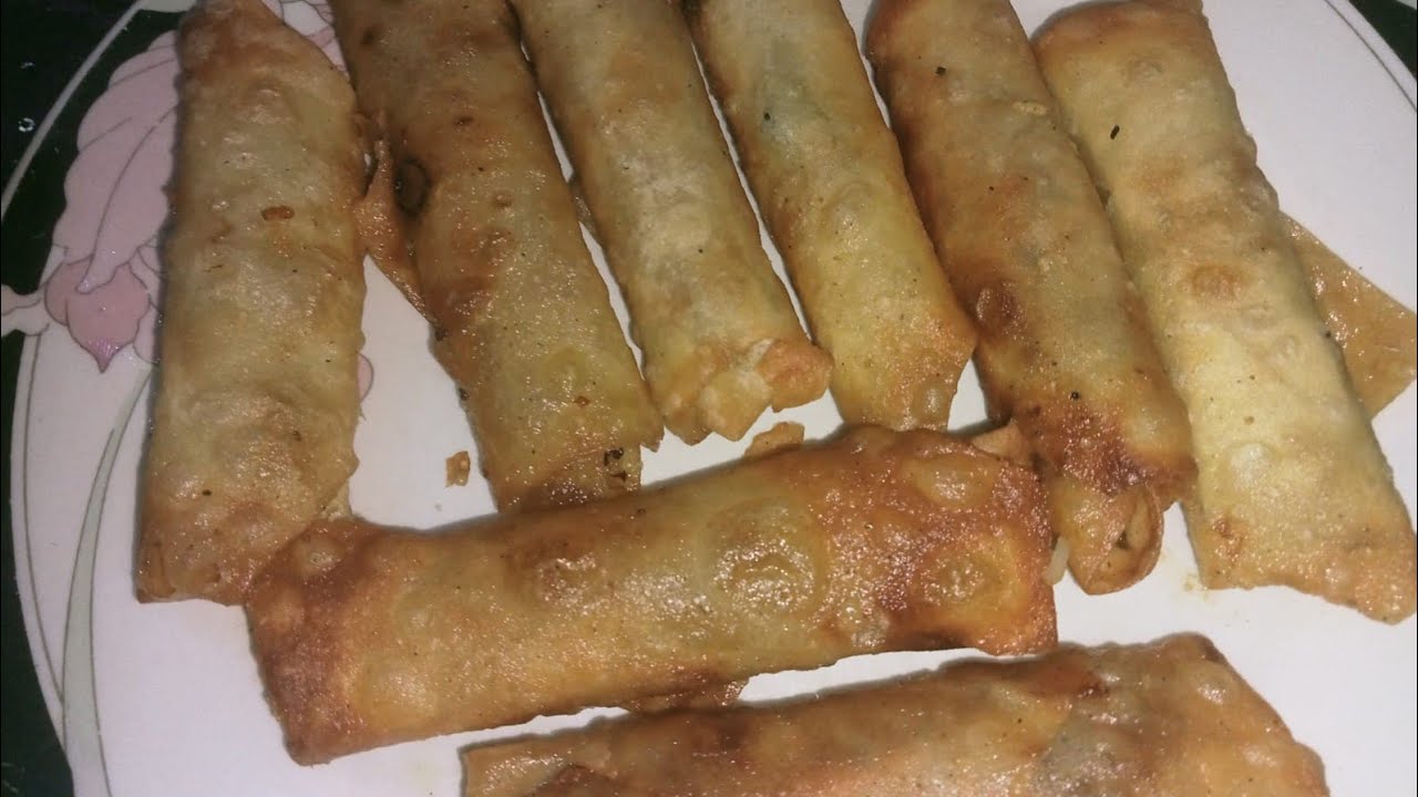 CHICKEN SPRING ROLLS  l EVENING SNACKS l BAKERY STYLE #FOOD STUDIO BY SANAM
