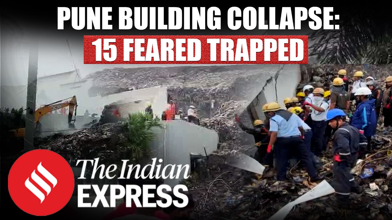 Pune Building Collapse: 15 Trapped As Garbage Mound Triggers Disaster