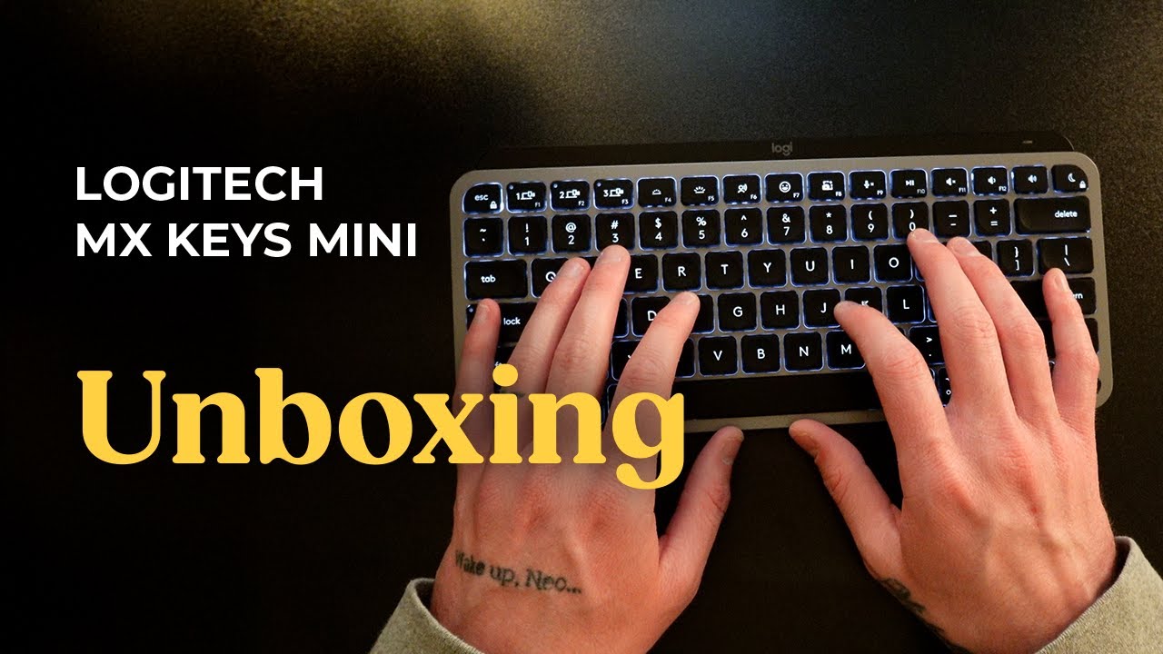 ASMR - Logitech MX Keys Mini Unboxing + Sound Test - Lofi