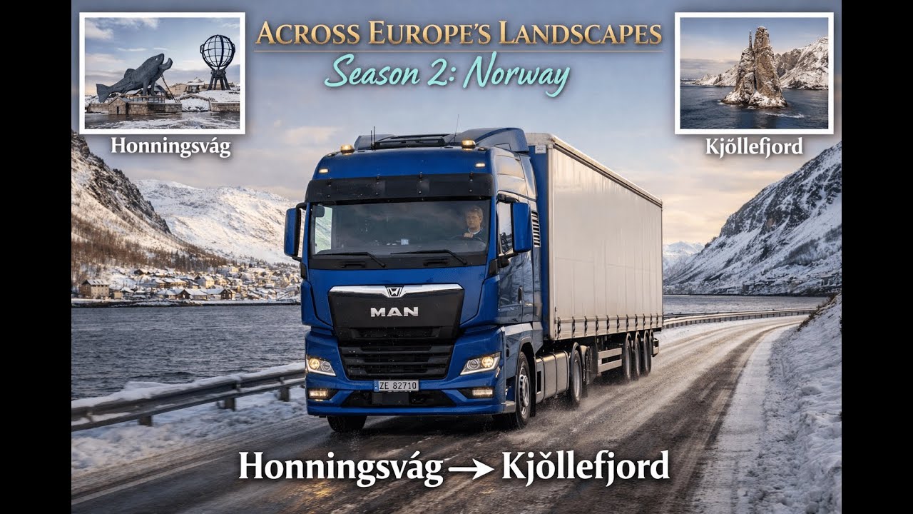 Across Europe’s Landscapes ~ Season 2: Norway / Honningsvåg → Kjøllefjord [08/01/2026] (Part I)