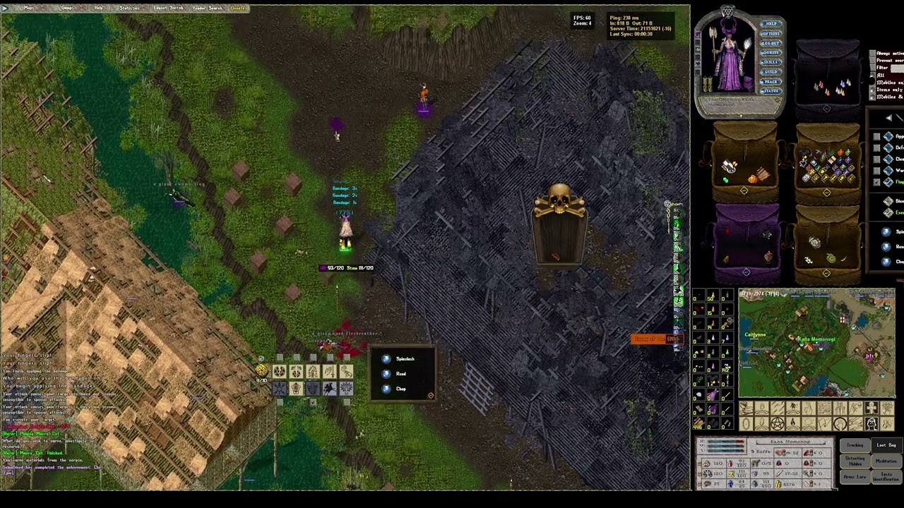 UO Outlands - Fast Gold Farming with Sword Bleeding Build