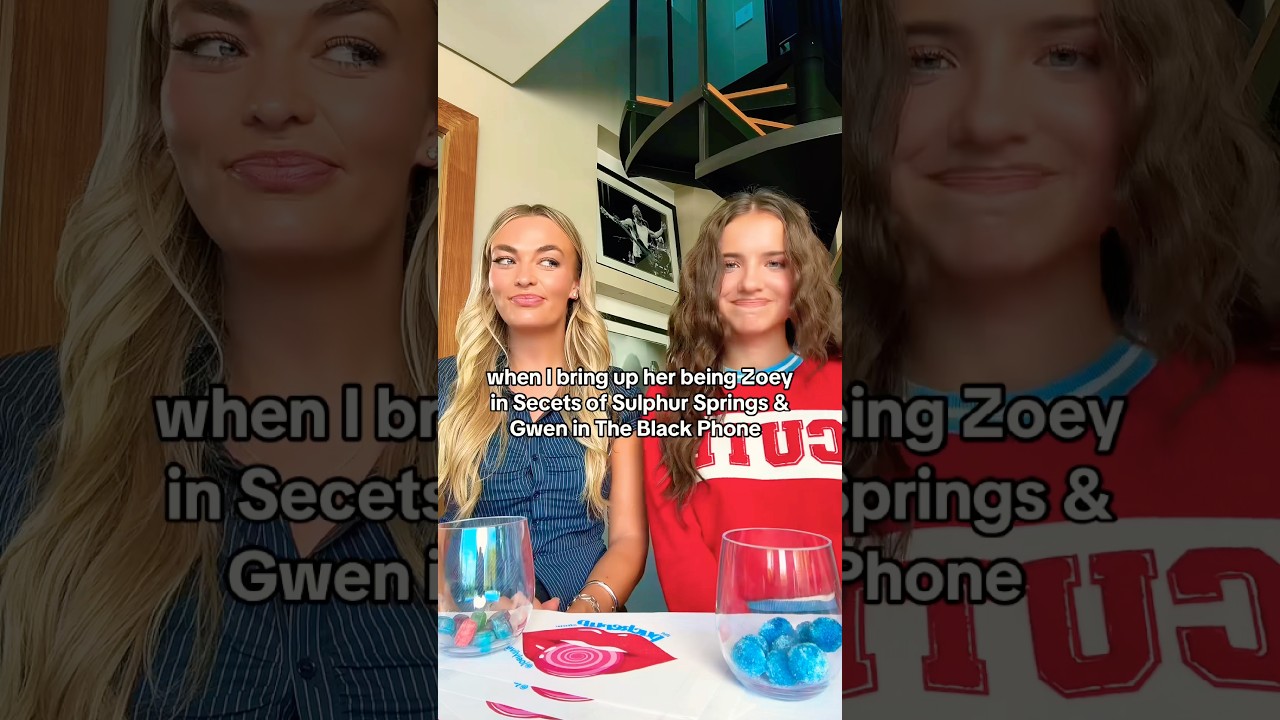 Maddy McGraw finally talks abt Secrets of Sulphur Springs YRS later.. #theblackphone #disneychannel