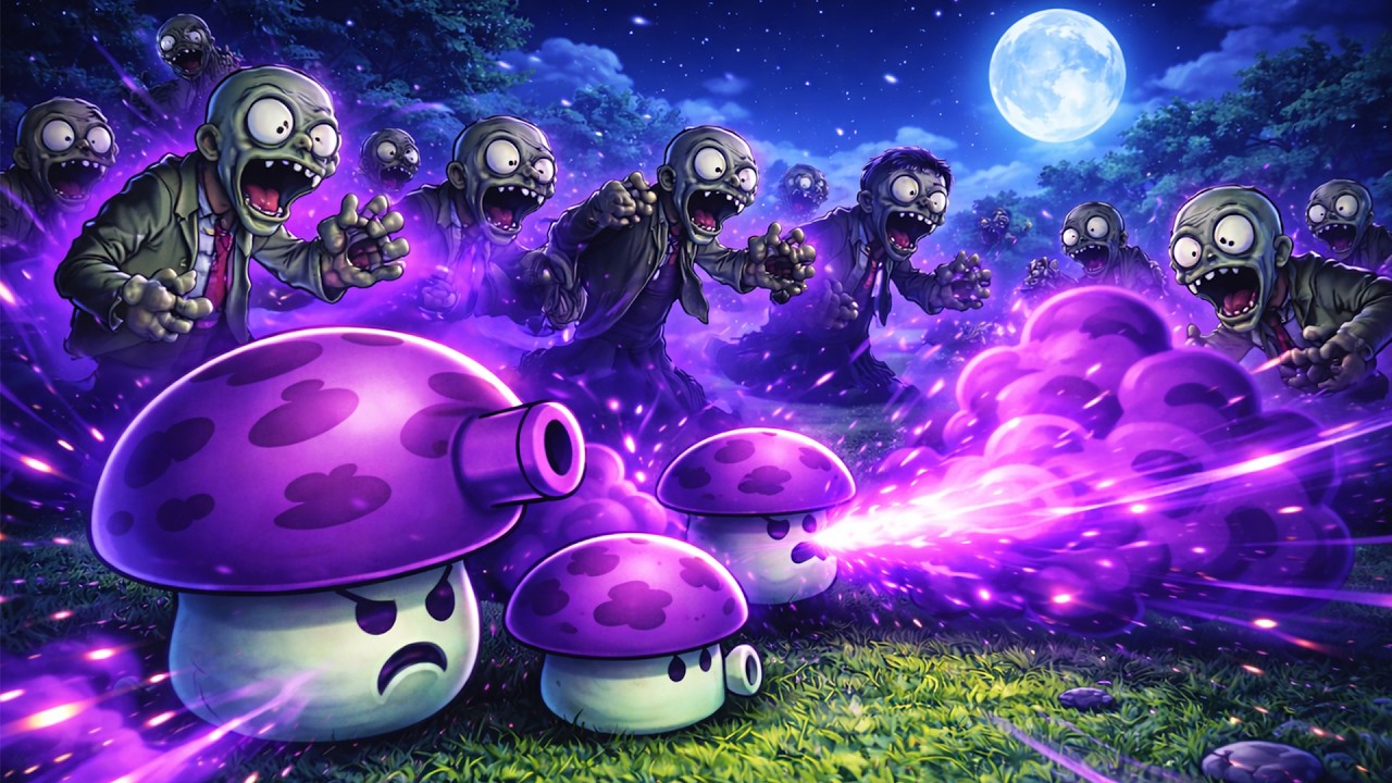 TANAMAN KU DI MAKAN SAMA ZOMBIE TOTONG !! - Plant Vs Zombie 1