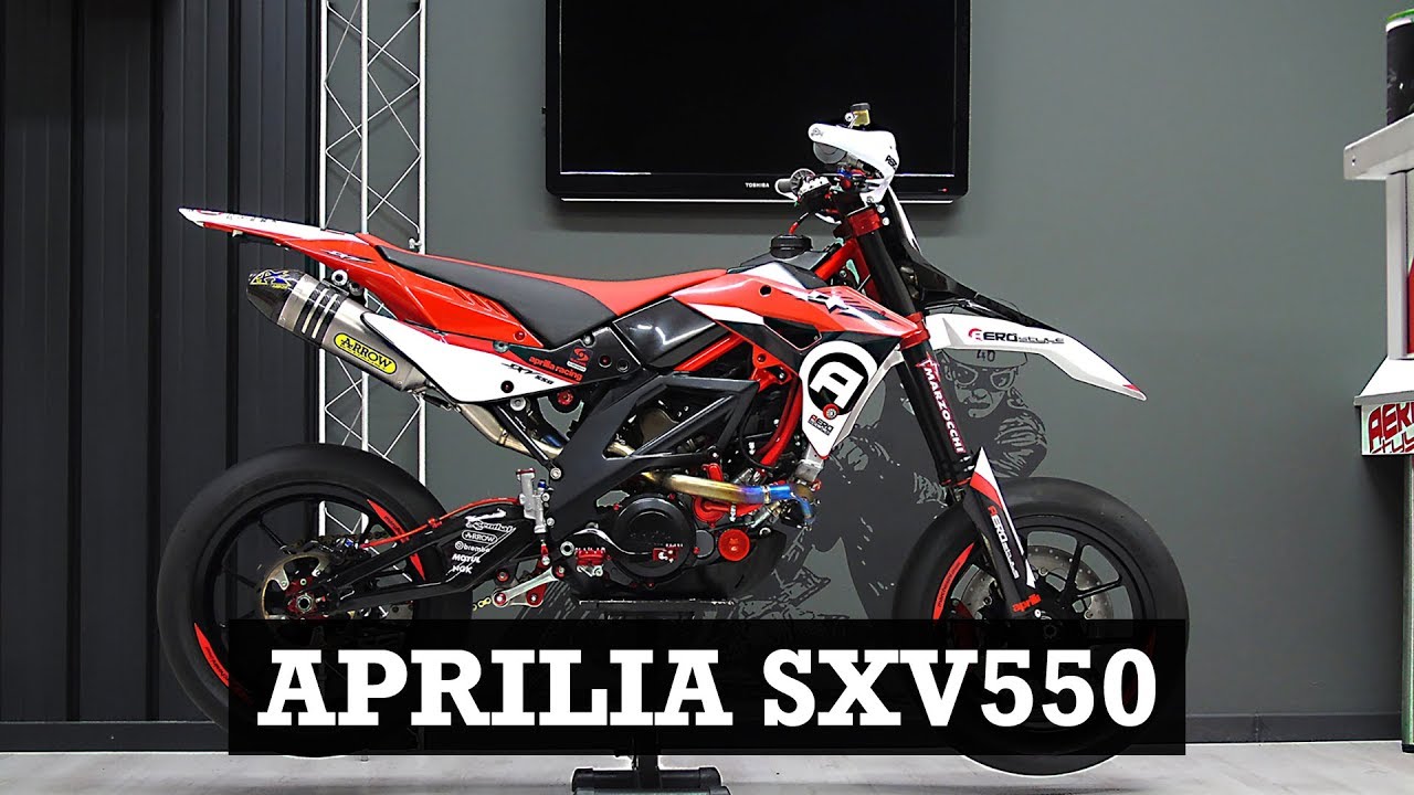 Supermoto build - Aprilia SXV550 by Aerostyle - Supermoto Central Special