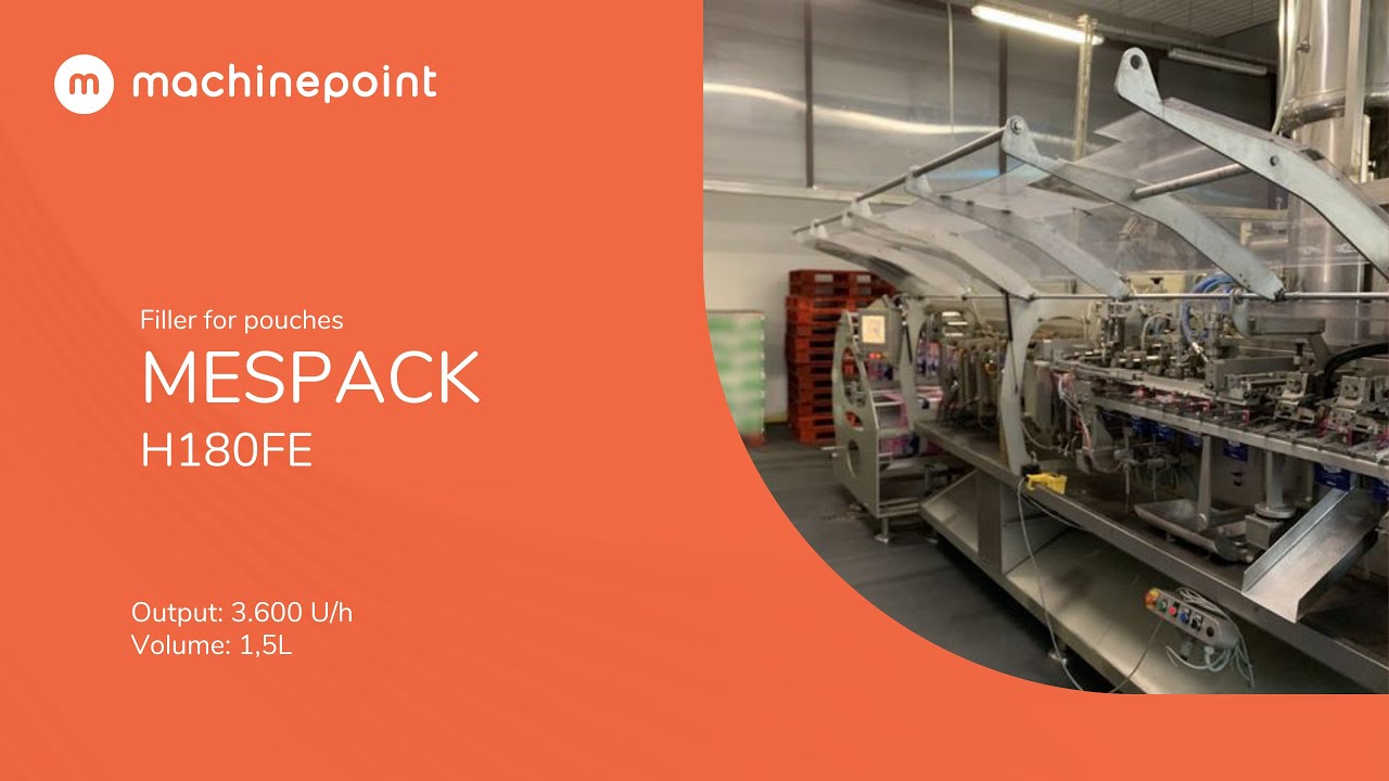 MESPACK H180FE Filler for pouches | MESPACK Machines