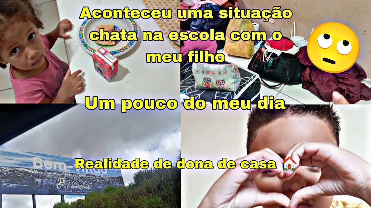 Um pouco do meu dia//Dona de casa//situação chata na escola com meu filho #viral 