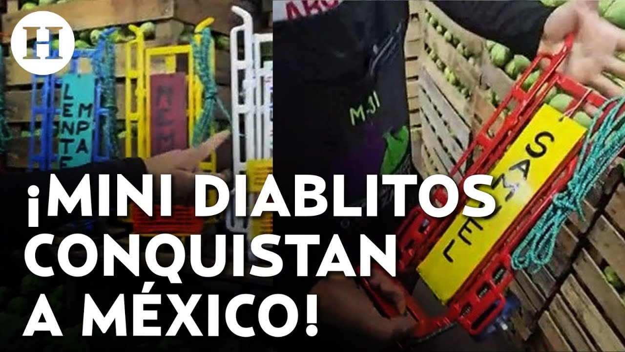 ¡De Iztapalapa para el mundo! Central de Abasto crea mini diablitos para apreciar su labor
