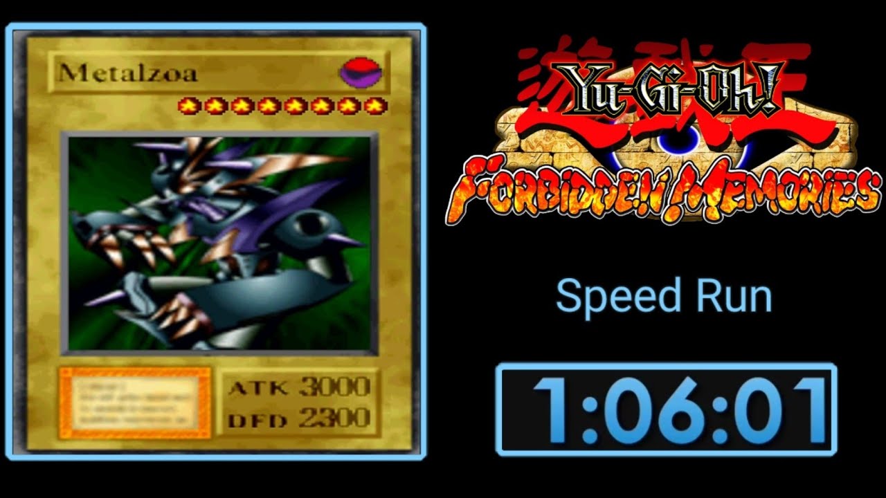 Yu-Gi-Oh! Forbidden Memories (PSX) Speedrun [Machine Deck]