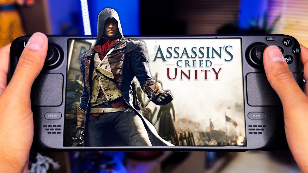 ASSASSIN'S CREED UNITY - Steam Deck OLED Gameplay + All Graphic Settings