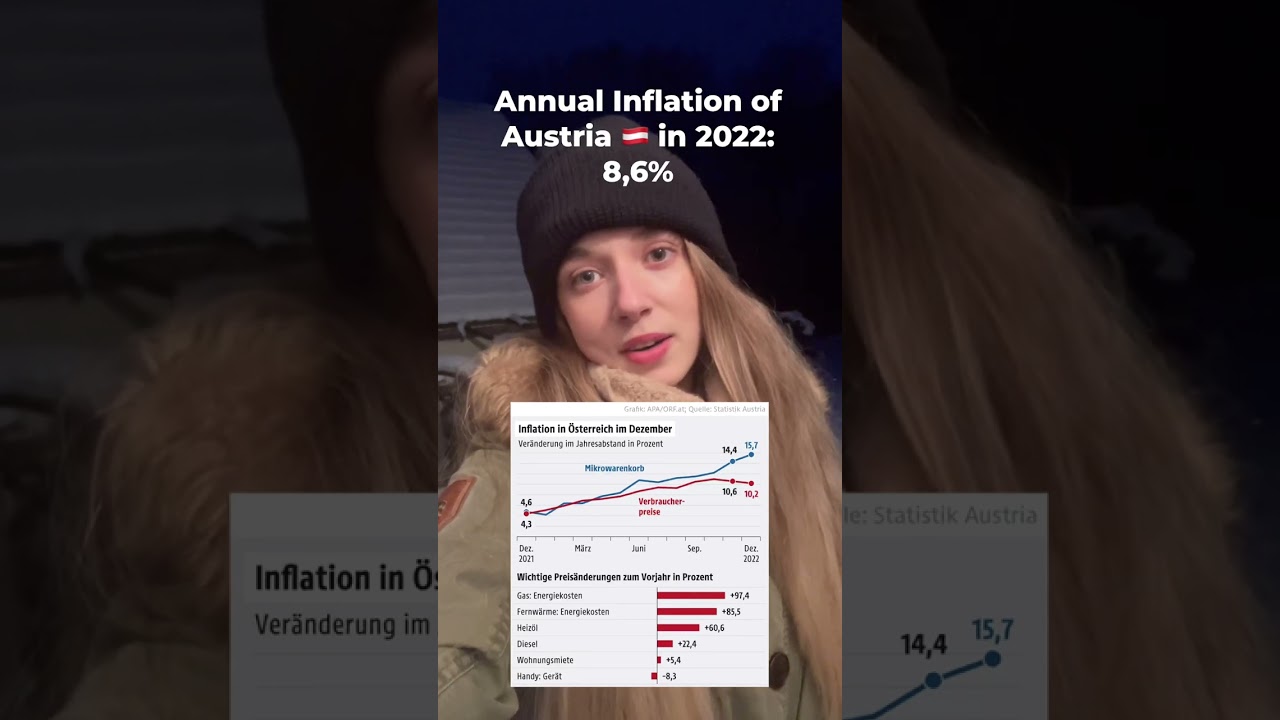 8,6% Inflation in Austria 🇦🇹 #inflation #austria #fiat