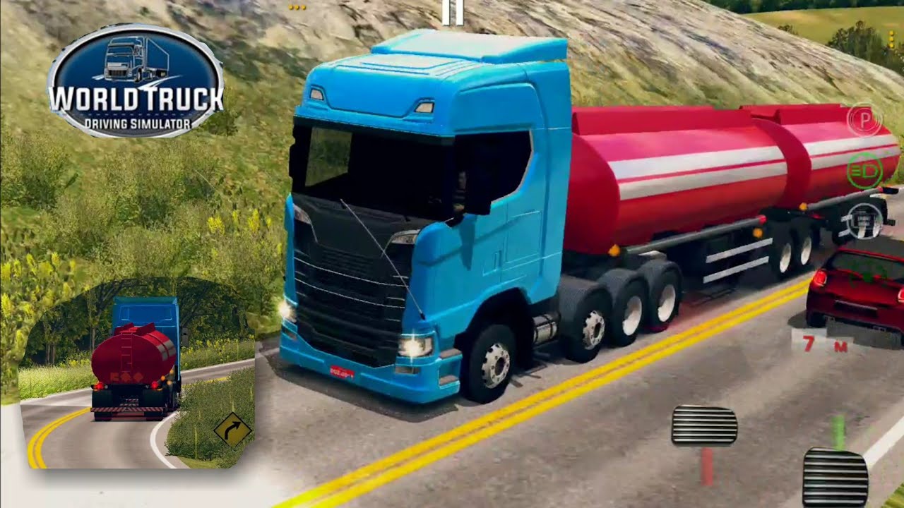 World Truck Driving Simulator - GamePlay #2 (Scania S730 8x4)