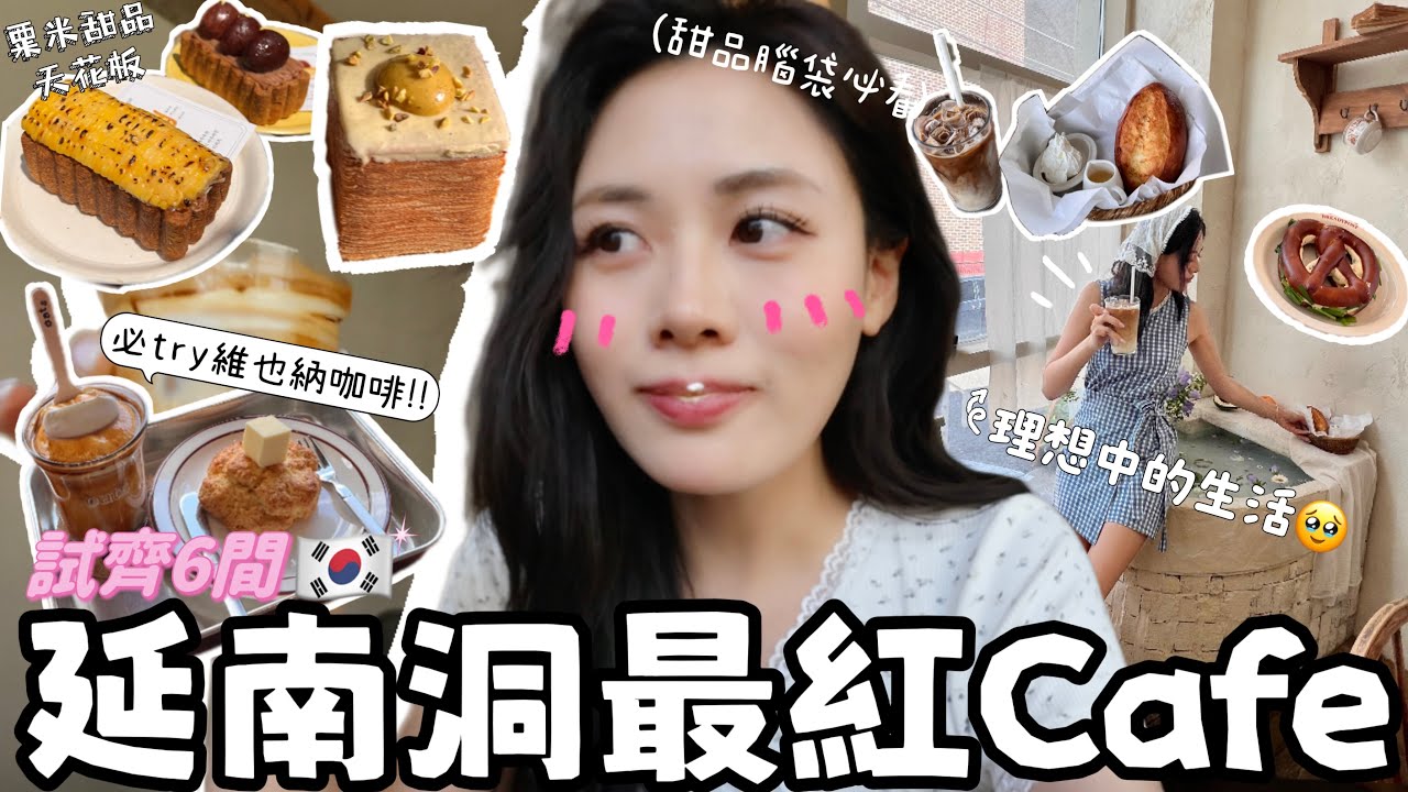 [🇰🇷免排隊探店]延南洞最值得去的Cafe整合‼️不飲會後悔的維也納咖啡☕️仿彿置身於法式油畫中的咖啡廳🧺對人氣🌽撻的評價是⋯？