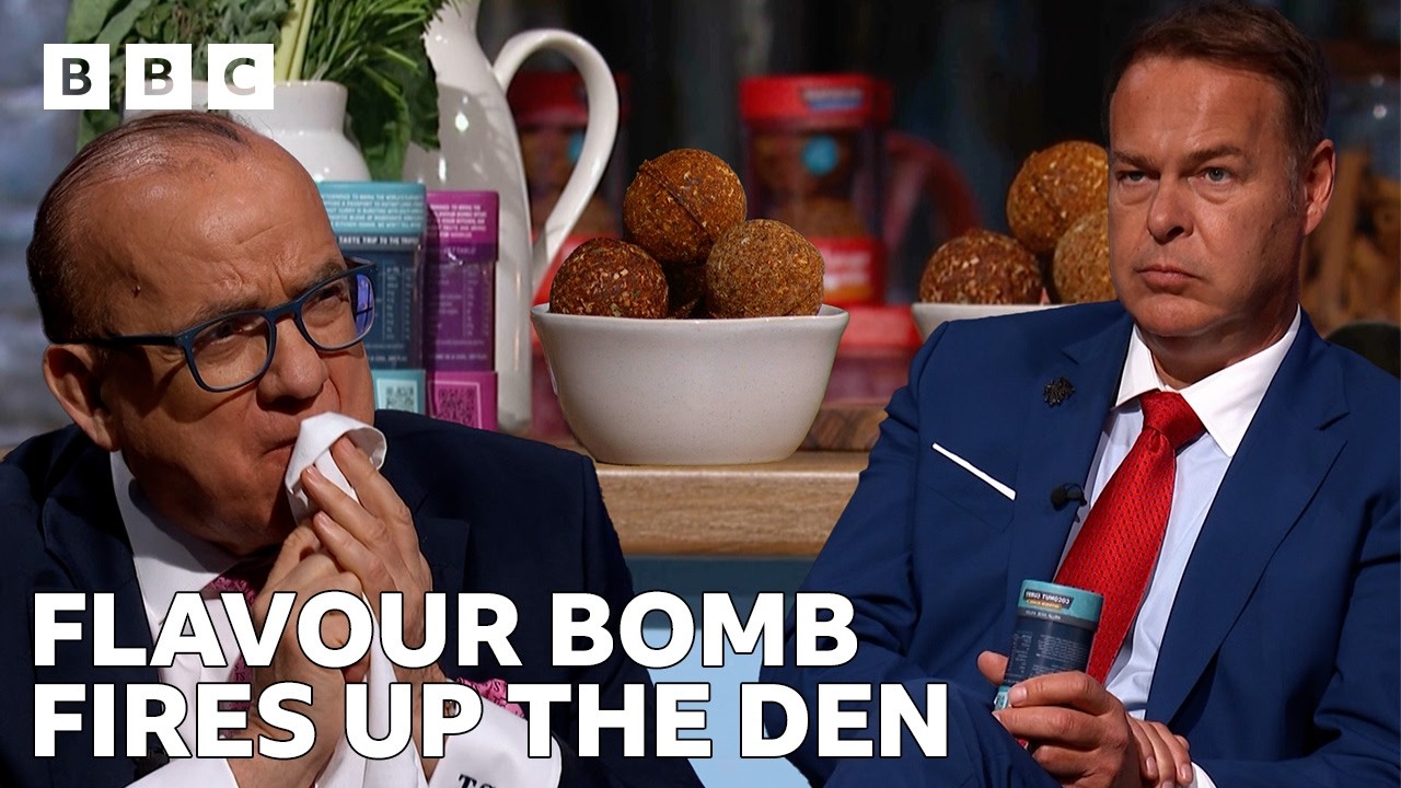 A food pitch gets spicy in the Den 🌶️ | Dragons’ Den - BBC