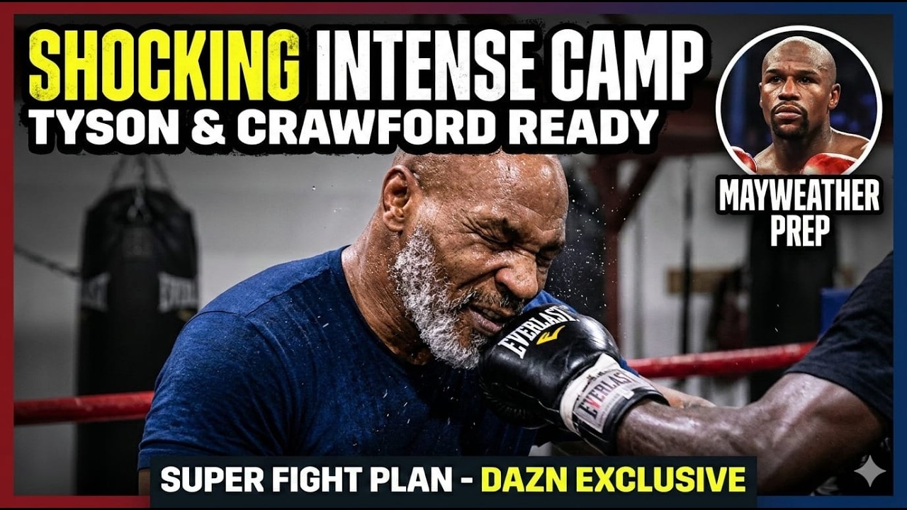 SHOCKING: Mike Tyson’s INTENSE Training Camp With Terence Crawford Ahead of Floyd Mayweather Super F