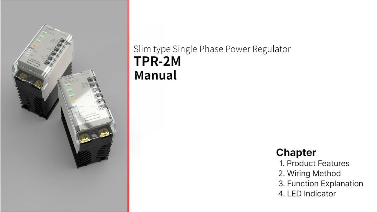 [HANYOUNGNUX] Single-phase Compact Power Regulator TPR-2M