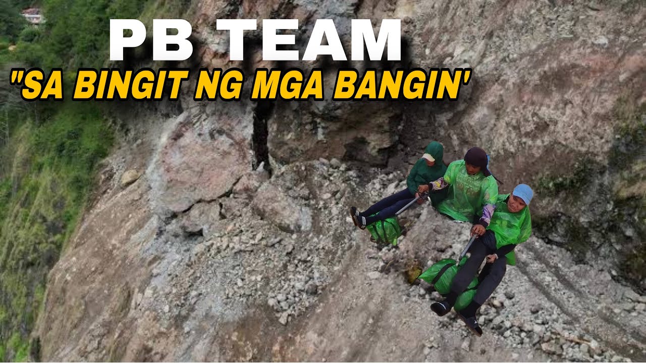 PB TEAM BUWIS BUHAY SA GILID NG MGA BANGIN PARA MARATING ANG MGA KATUTUBO SA BUNDOK