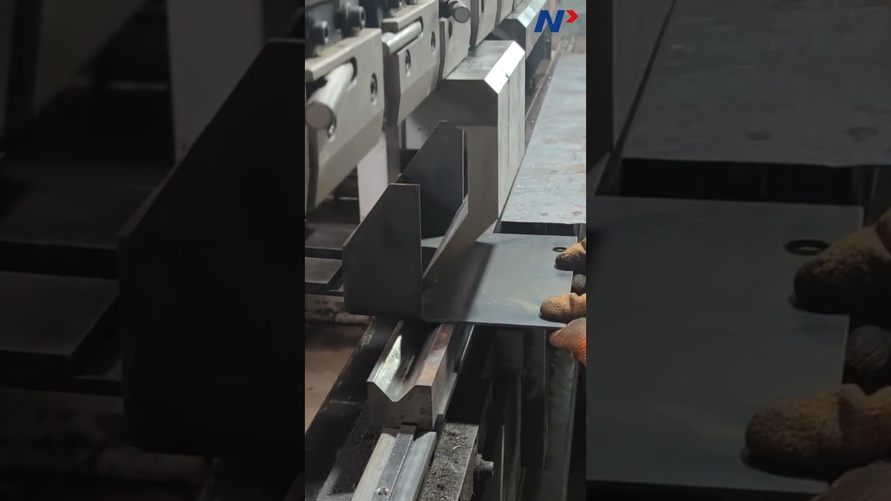 Can you guess what it's made for? #sheetmetal #bending #manufacturing
