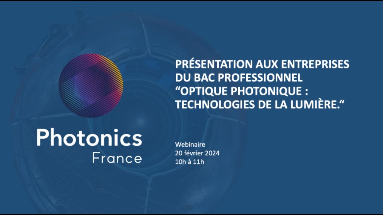 Présentation du Bac pro 