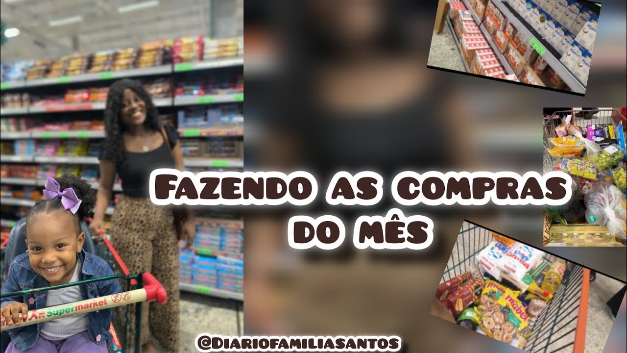 Fazendo as compras do mês/fazendo a feira 