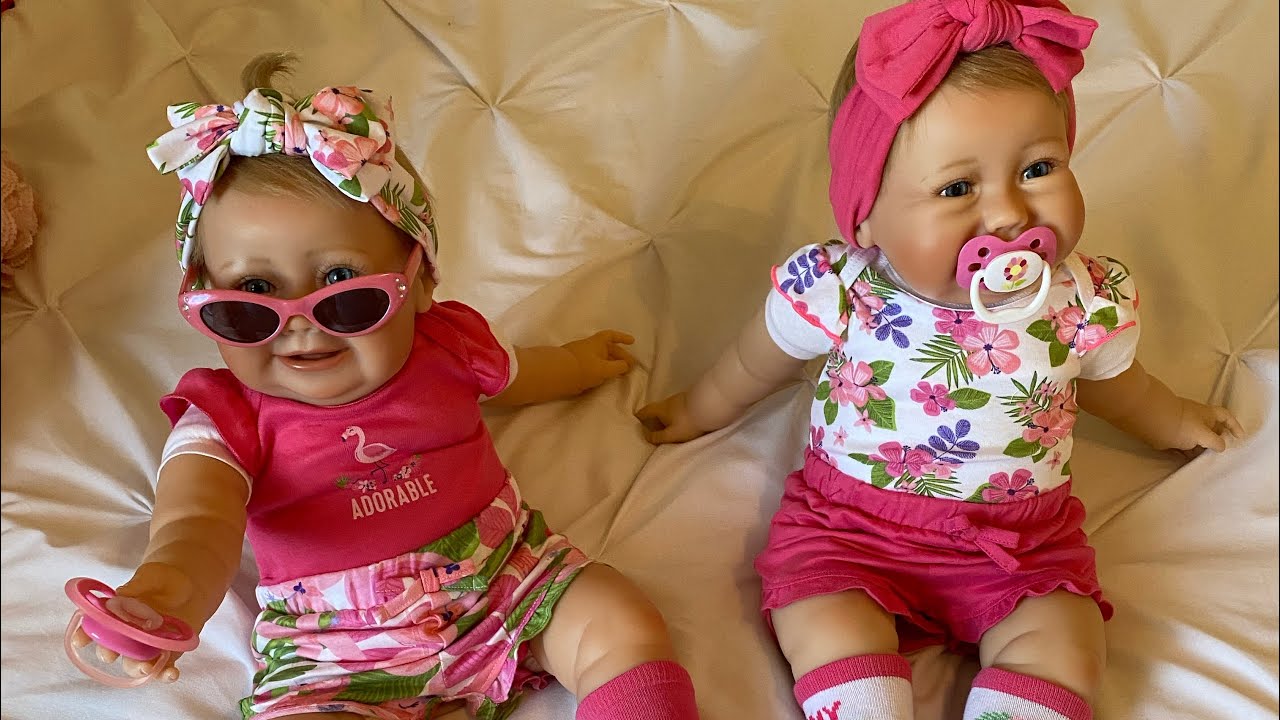 Beach Babies Are My Most Spoiled Babies!Outfit Change And Haul For My Ashton Drake Beach Baby Twins!