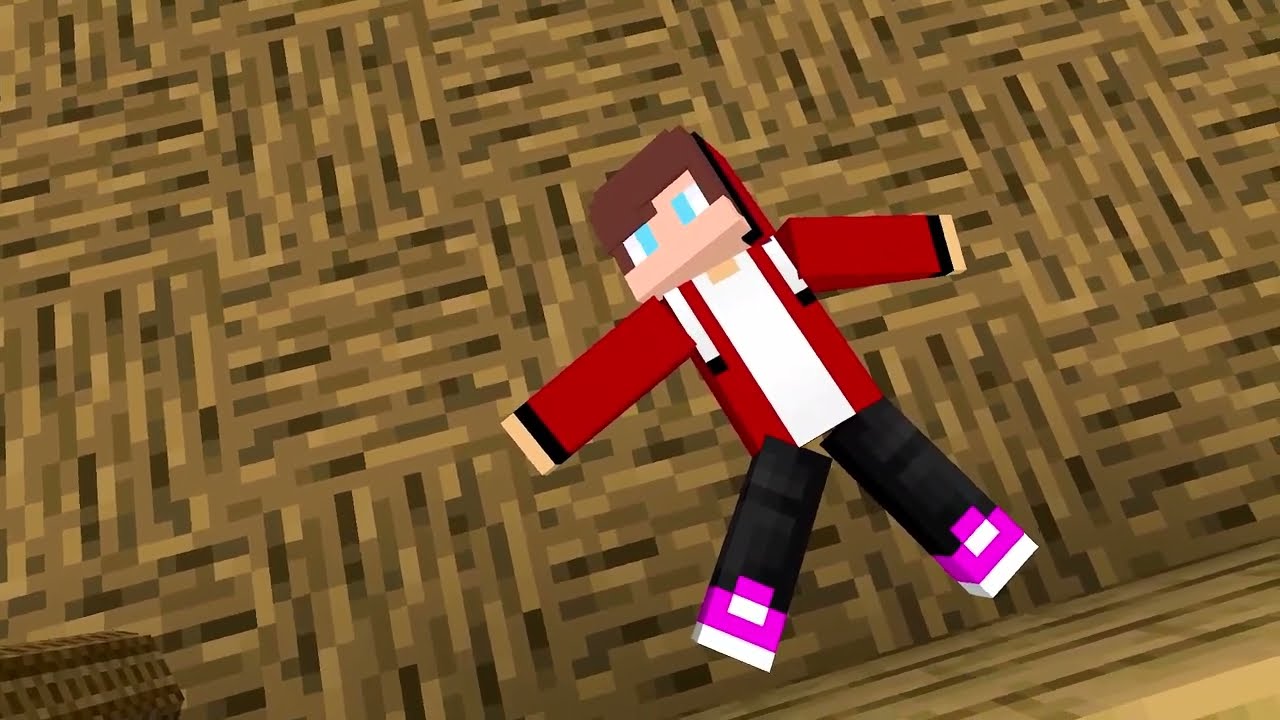 Mikey and JJ at Night in Minecraft (Maizen)