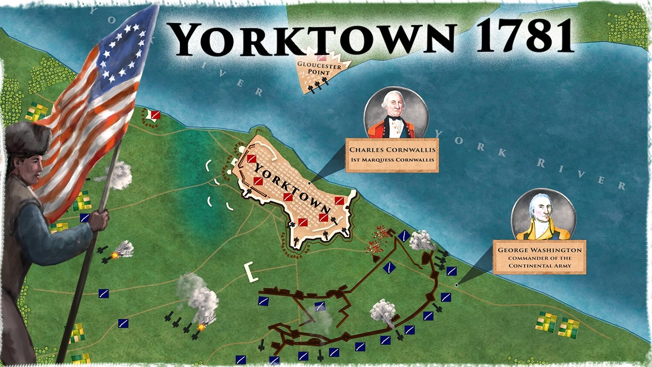 Entscheidungsschlacht des Amerikanischen Unabhängigkeitskrieges – Belagerung von Yorktown 1781