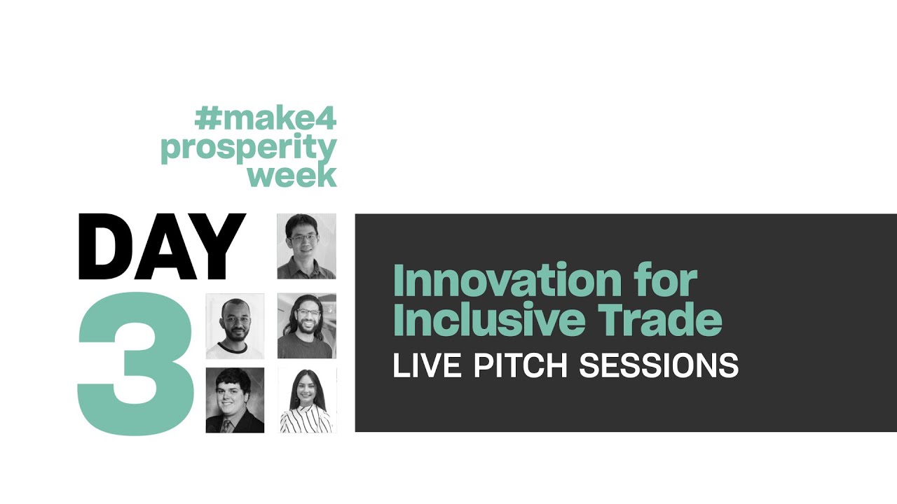 September 2nd Pitch Day: Innovation for Inclusive Trade