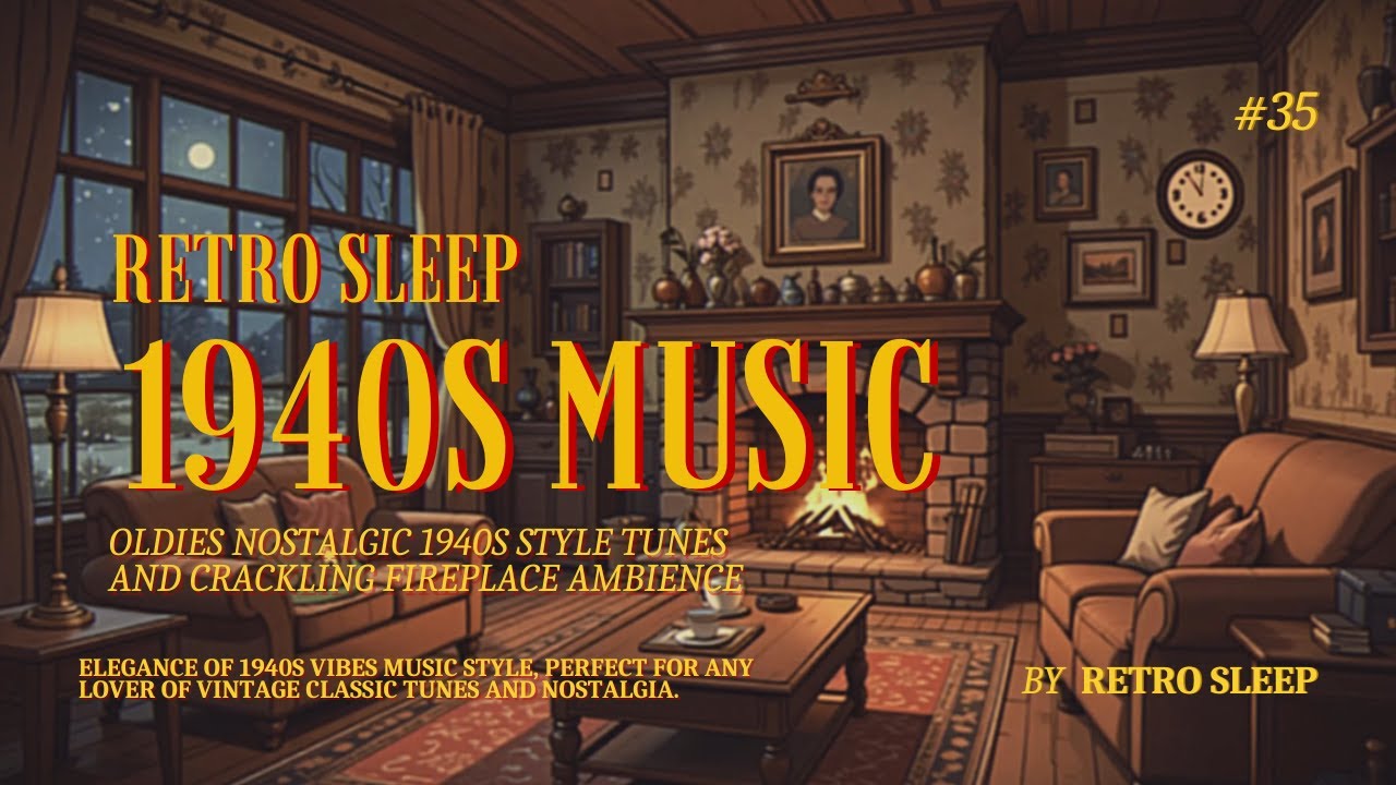 Oldies Nostalgic Tunes 1940s Style Playing in Another Room and Snow is Coming | Classic Music | #35