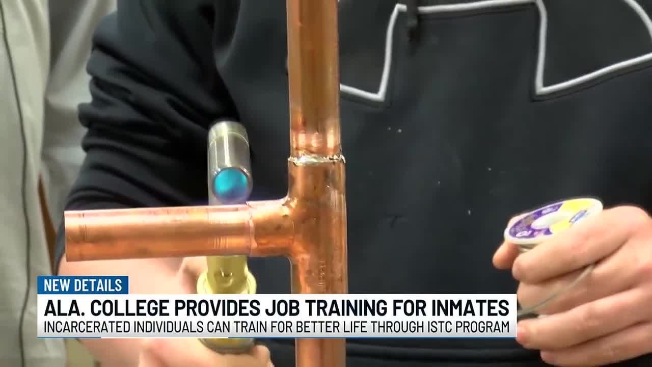 Alabama college provides job training for inmates