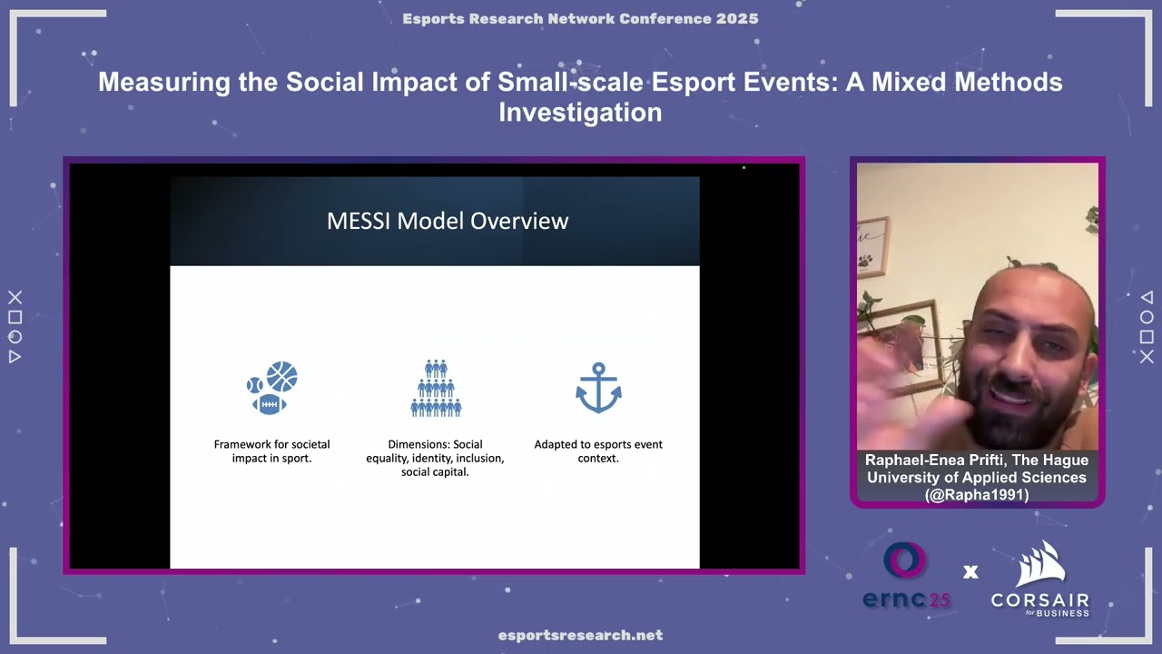 Measuring the Social Impact of Small-scale Esports Events &ndash; Prifti (ERNC25)