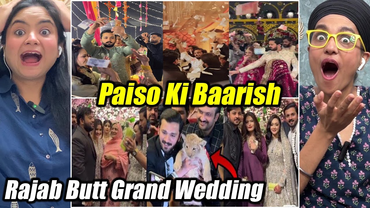 Indians React to  Rajab Butt Crazy Wedding Tiktoks!! 🤑