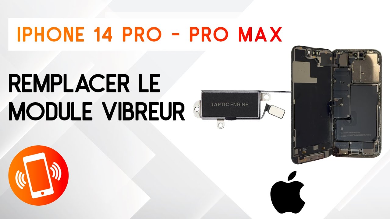 Remplacez le vibreur iPhone 14 Pro - Pro Max facilement ! Tuto Tout pour Phone 🛠