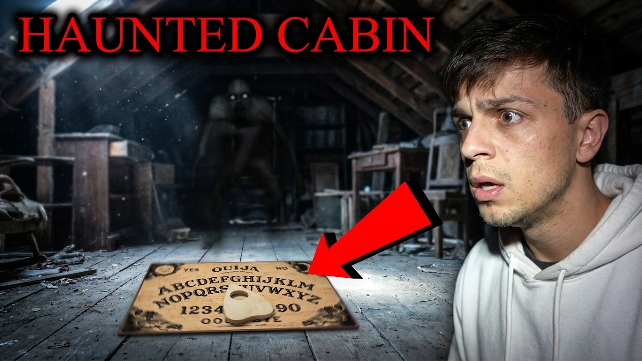 (TERRIFYING) Our SCARY DEMON Encounter Caught On Camera - Haunted Cabin in the Woods