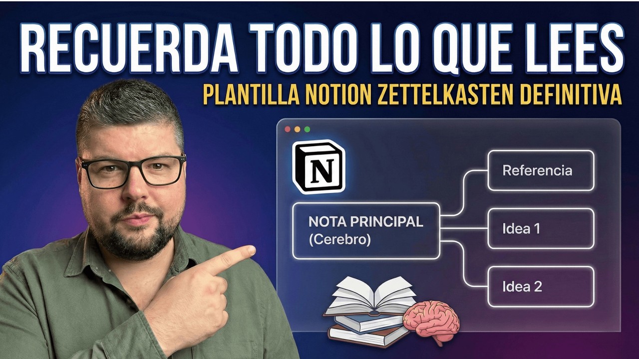 📄 Tomar Notas de esta forma me ha Cambiado la Vida | Zettelkasten con Notion #zettelkasten