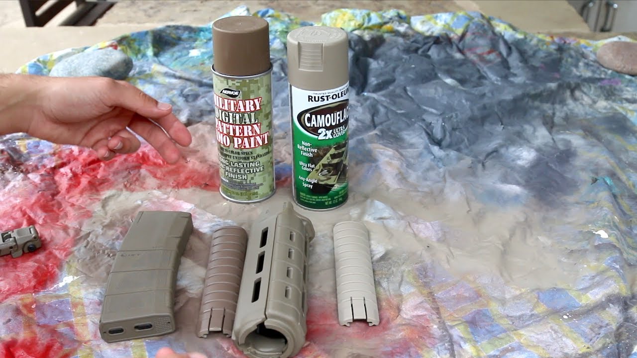 Trying to Match Magpul FDE Paint (Flat Dark Earth Spray Paint)