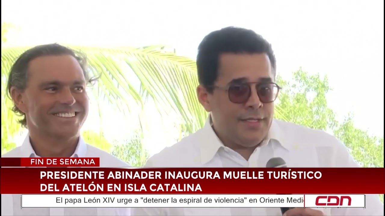 Presidente Abinader inaugura muelle turístico del Atelón en Catalina