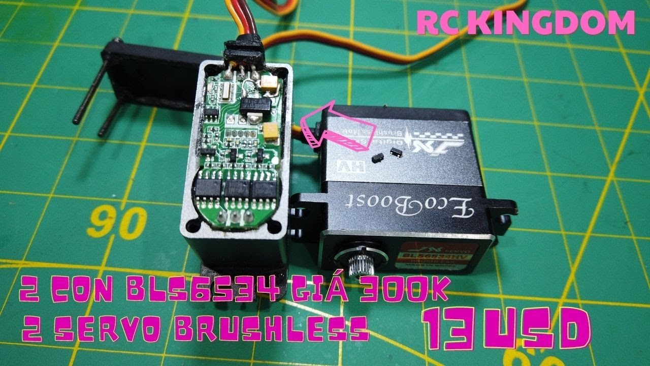 Em yêu khoa học tập 1 :Pair of Servo JX Ecoboost BLS6534HV cost 12USD (300K VNĐ) #rckingdom #kenvin