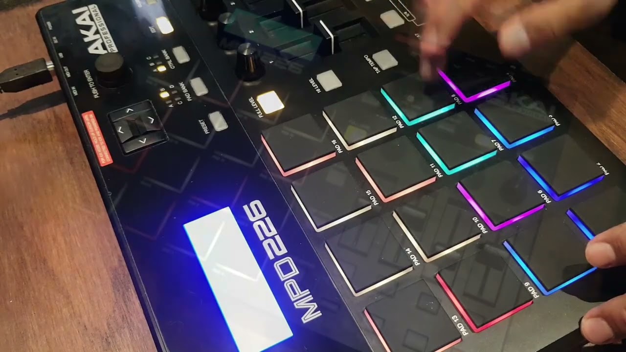 Akai mpd 226   Sampling